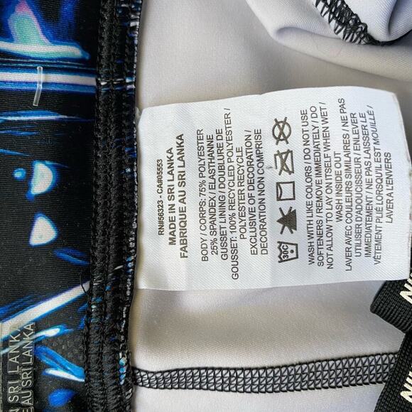 Nike Dri fit sz S blue‎ abstract yoga athletic leggings - Picture 8 of 10